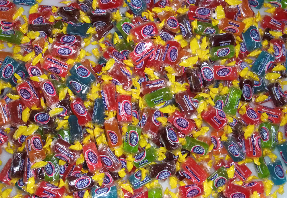 Being insane, I'd often grab a few bucks and spend it all on Jolly Rancher