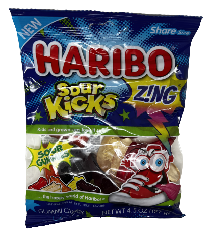 Haribo Kicks package