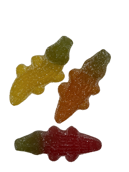 Haribo vegan sauer grune krokodile candy pieces