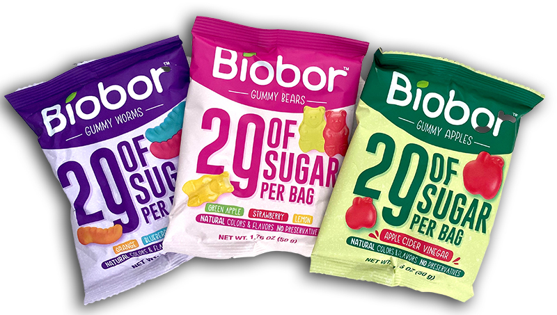 Biobor gummy packages