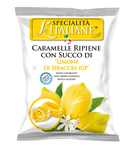 Specialita Le Italiane lemon candy package 