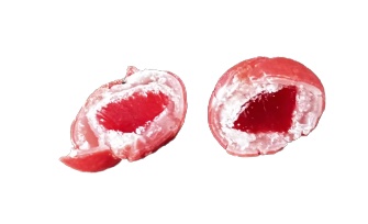 Sweetarts chew fusion candy broken in half