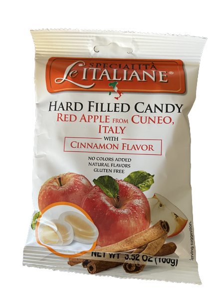 Le Italiane package hard candy - red apple