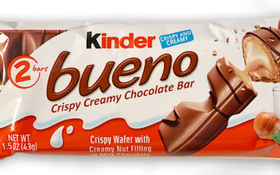 Kinder Bueno is. . . wait for it . . . good.