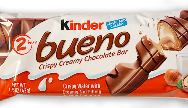 Kinder Bueno is. . . wait for it . . . good.