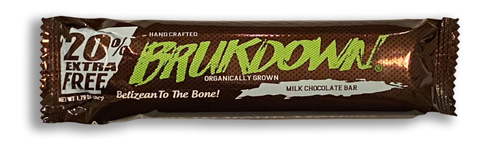 Brukdown chocolate bar package