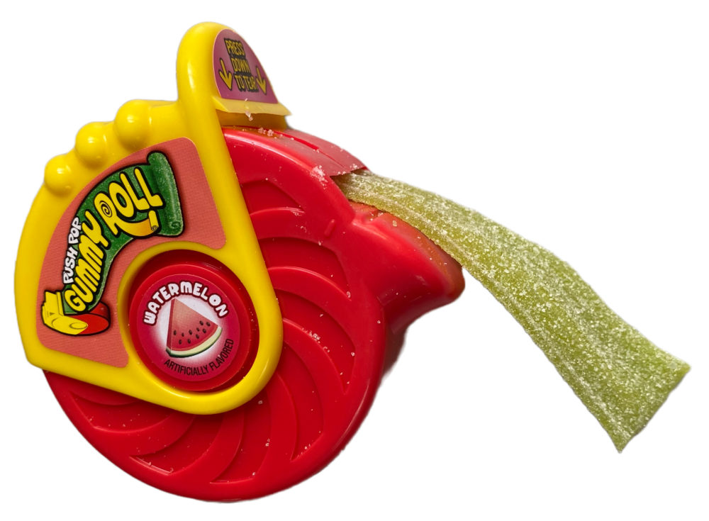 Push Pop gummy roll