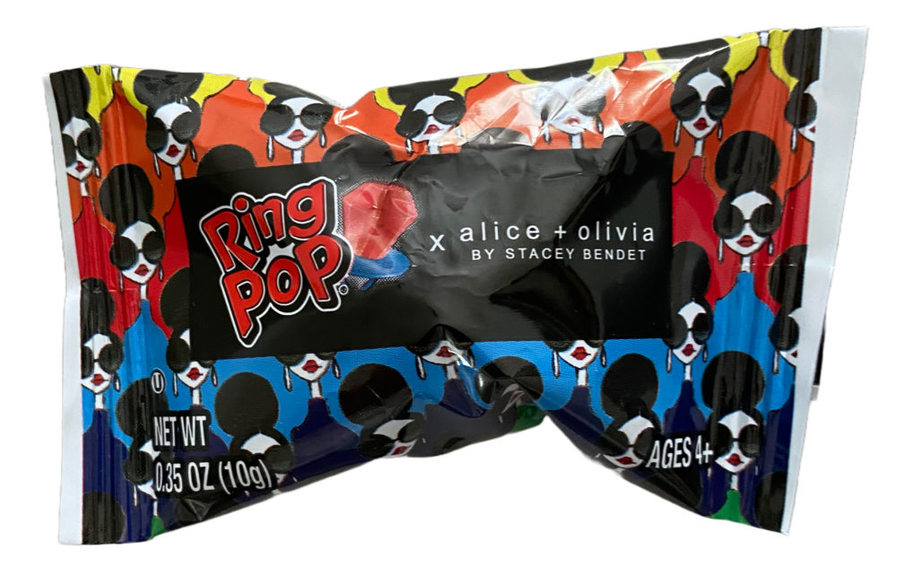 Ring Pop in Alice + Olivia by Stacy Bendet packagin