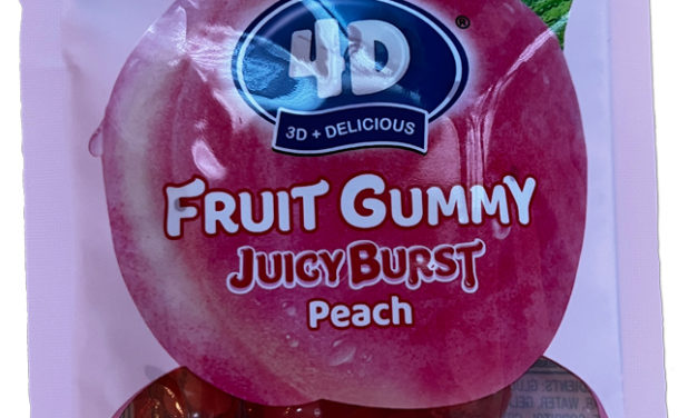 Amos 4D Fruit Gummy Juicy Burst Peach