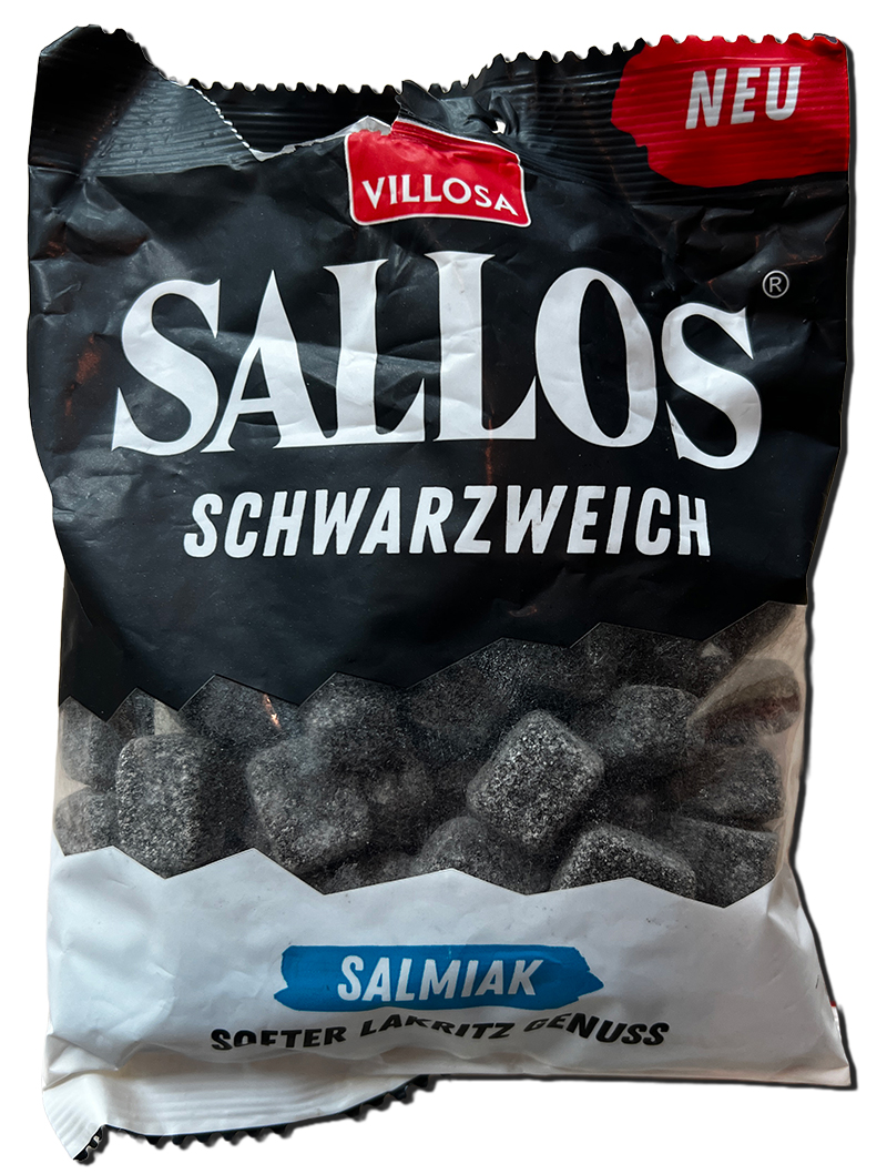 Sallos Schwarzweich package - licorice candy