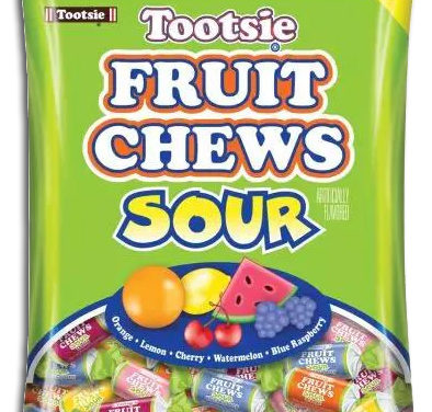 Tootsie Sour Fruit Chews: Kinda what you think, but not, you know