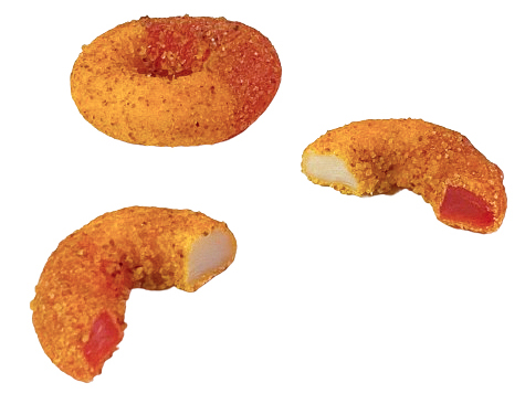 Jovy's Chamoy Watermelon Rings Picante! pieces
