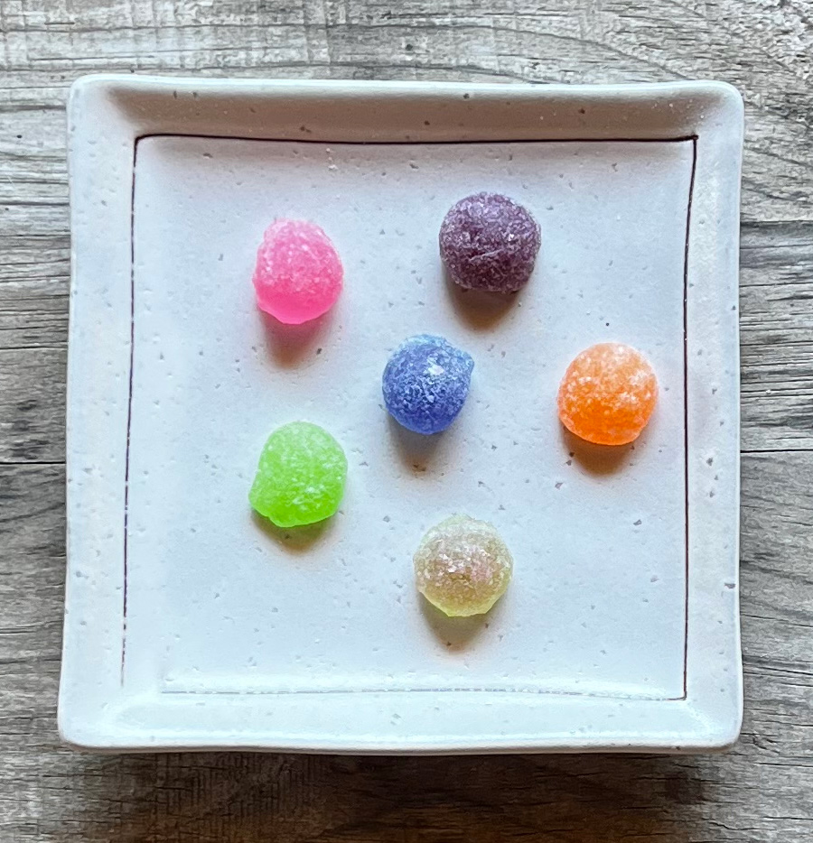 Selection of Chese Bro's sour hard drops candy