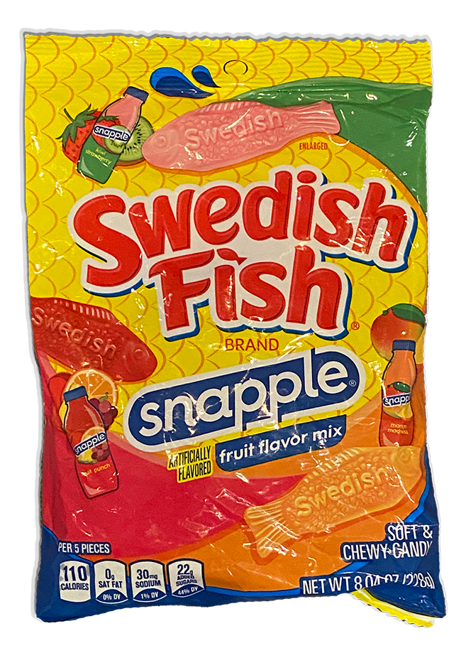 Swedish Fish Snapple Flavor package