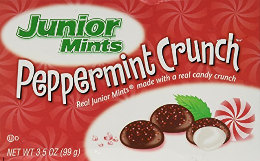 Holiday Candy Video Review 2of 3: Junior Mints Peppermint Crunch