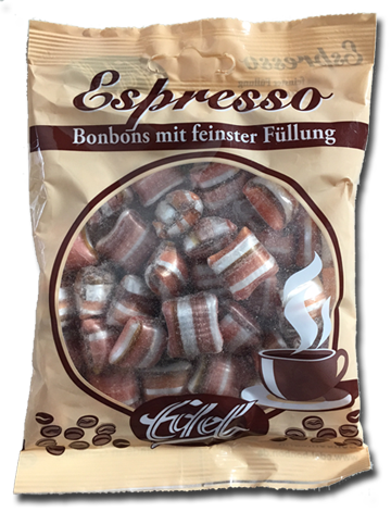 Espresso Bonbons mit feinster Fullung. Pass. And Not as in ‘Not Fail’.