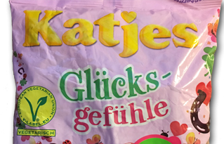 Katjes Glücksgefühle: German, Veggie & Fruity
