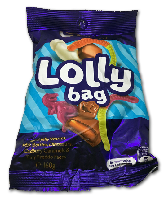 Cadbury Lolly Bag
