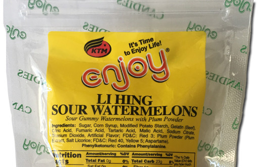 Enjoy Li Hing Sour Watermelons: So good we reviewed them twice.