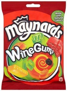 Maynards Wine Gums package