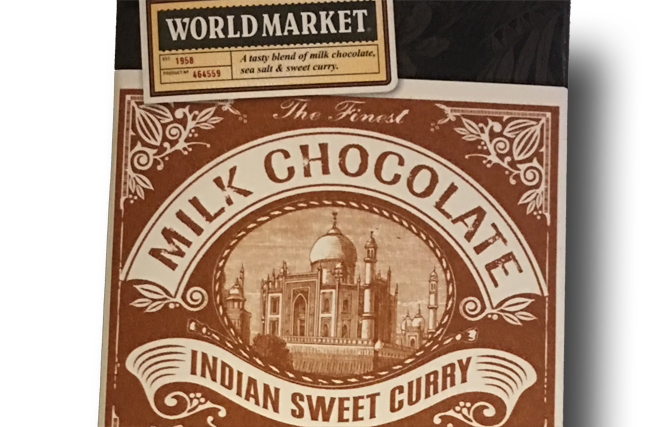 World Market Milk Chocolate with Indian Curry. Yes, You’re Reading this Right.