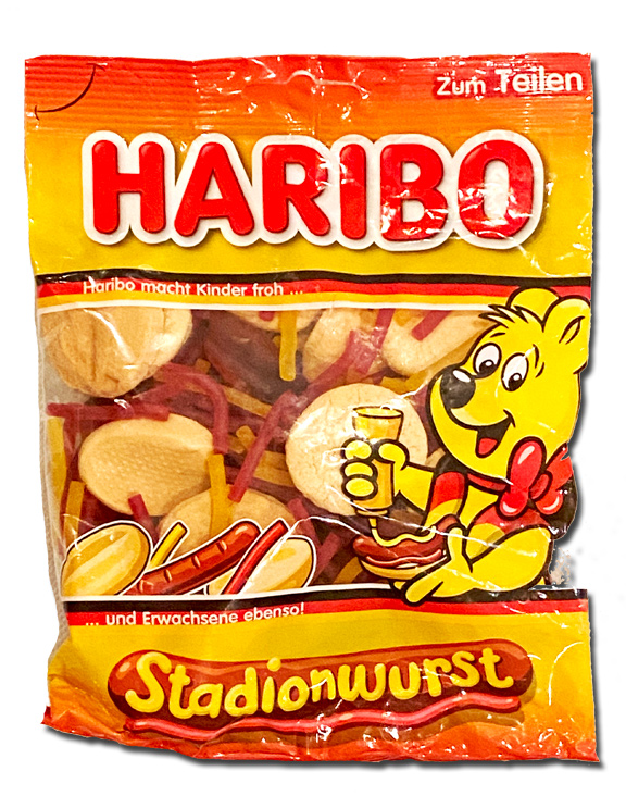 Haribo Stadionwurst package