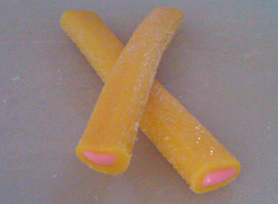 Nothing rhymes with “Wonka Kazoozles”, so … I can’t be clever. Candy