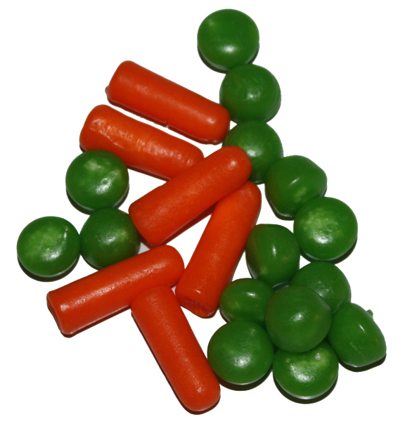 Jelly Belly Peas & Carrots Look but Don’t Taste Candy Gurus