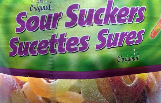 Red Band Sour Suckers