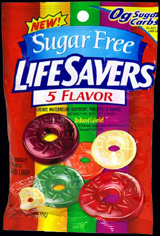 Sugar sales free lifesavers