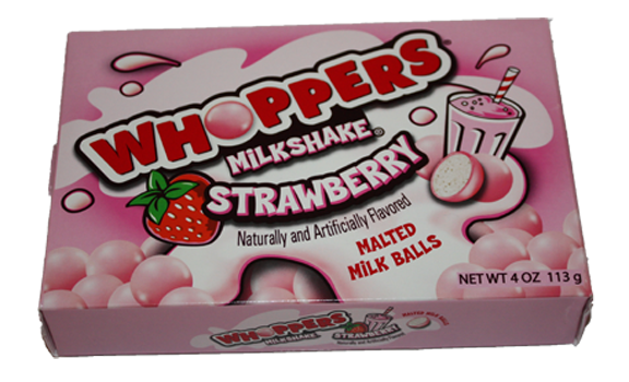 Whoppers Milkshake Strawberry Malt Balls: Where's the Quik yo